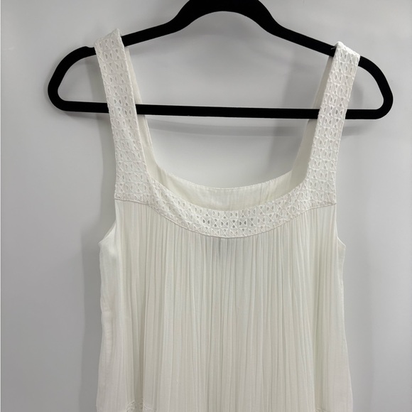 bcbgmaxazria White Boho Bohemian Fairy Tiered White Sundress Maxi Dress Size Xs - Picture 7 of 16